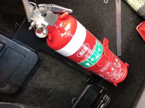 Ford Mustang Fire Extinguisher & Bracket Kit 2015-2023 S550 Gt 5.0. Cams RHD ecoboost