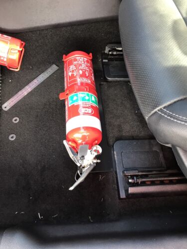 Ford Mustang Fire Extinguisher & Bracket Kit 2015-2023 S550 Gt 5.0. Cams RHD ecoboost