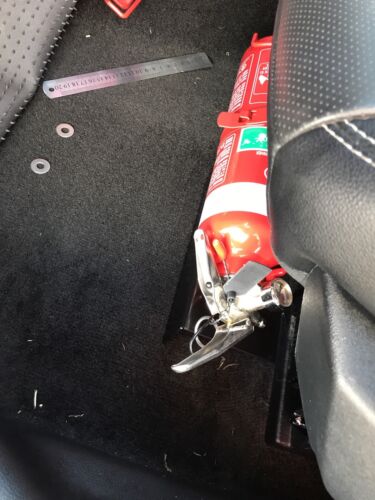 Ford Mustang Fire Extinguisher & Bracket Kit 2015-2023 S550 Gt 5.0. Cams RHD ecoboost